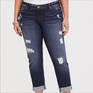 Torrid Boyfriend Distressed Jeans